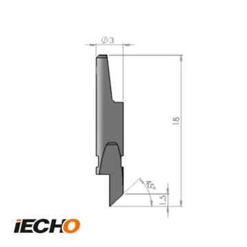 Tungsten steel Blade-3.00MM Cutting depth 1.5mm