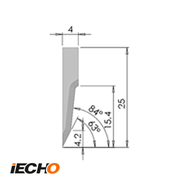 E20 - Tungsten steel Blade-0.63MM Cutting depth 11.0mm