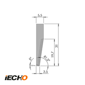 Tungsten steel Blade-1MM Cutting depth 17.00mm