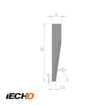 Tungsten steel Blade-1MM Cutting depth 24.00mm