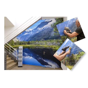 S838HT Wit Glanzend gegoten Wall Decoration vinyl