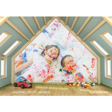 P231HT Wit Mat polymeer wall decoration vinyl