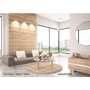 P232HT Wit Mat polymeer wall decoration vinyl